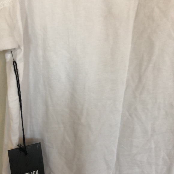 Publish Men's Reverse Tee in white size MEDIUM - Picture 9 of 9